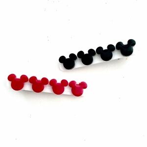 Mickey Mouse hair clips